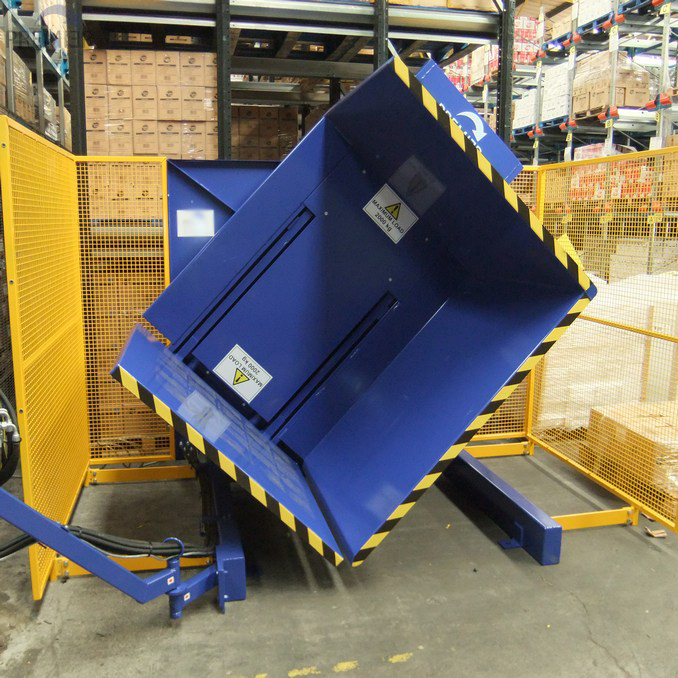 pallet changer enables you to change loaded trays or damaged trays more quickly and easily.