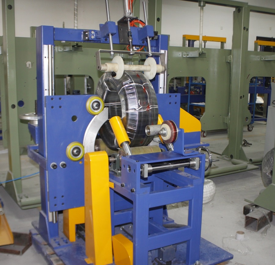 Hose wrap machine