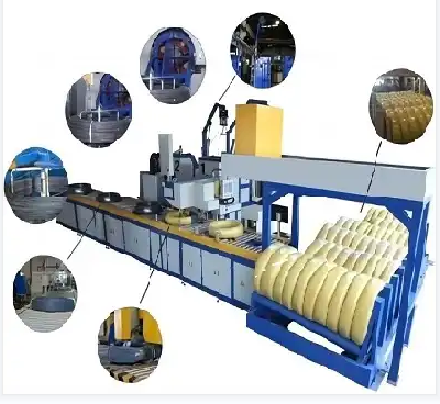 Automatic steel wire winder and packing line